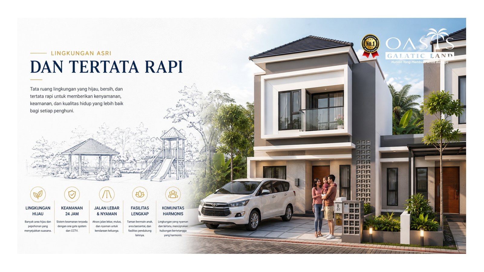 Harmoni Kenyamanan & Nilai Investasi: Membedah Alasan Oasis Galatic Land Jadi Hunian Paling Value for Money