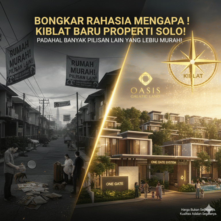 Bongkar Rahasia Mengapa Oasis Galatic Land Menjadi Kiblat Baru Properti Solo, Padahal Banyak Pilihan Lain yang Lebih Murah!